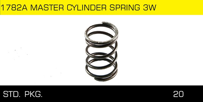 1782A MASTER CYILNDER SPRING 3W